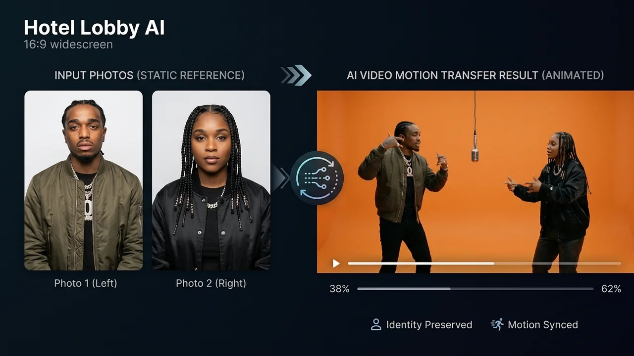 Dual Rap Motion Transfer and Identity Preservation Workflow