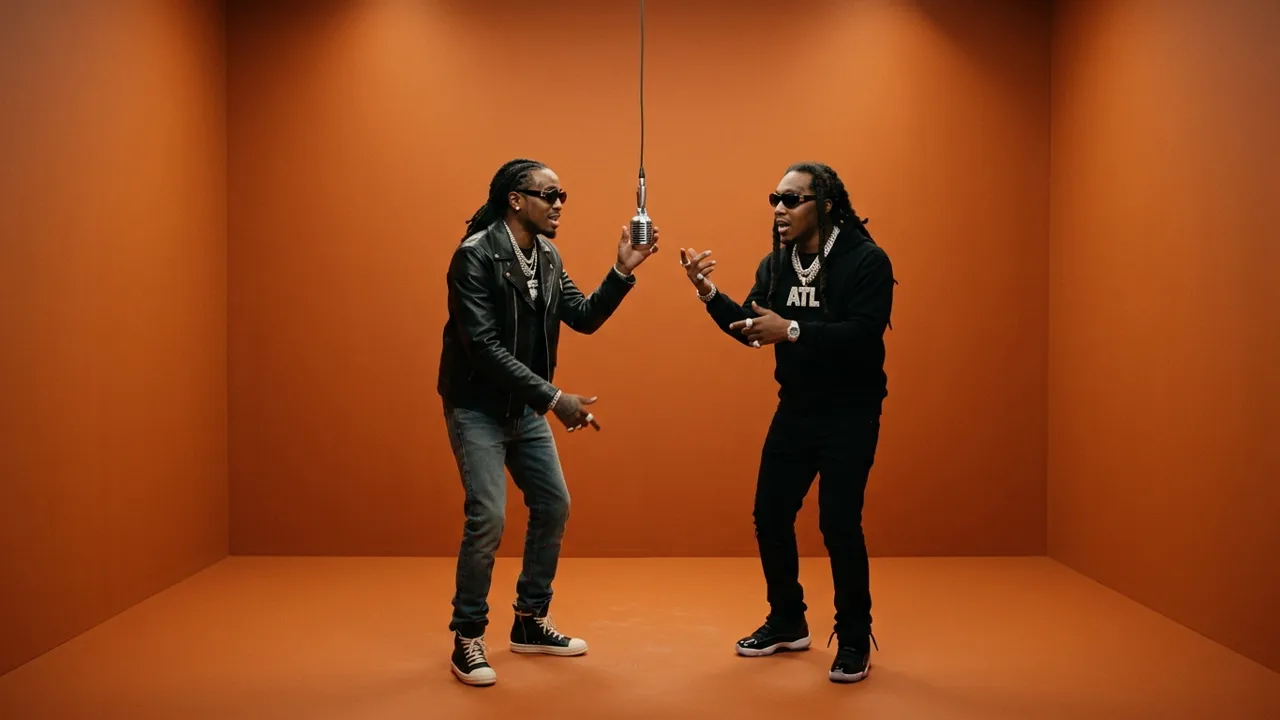Tribute to Quavo and Takeoff iconic Hotel Lobby performance on COLORS stage in orange booth